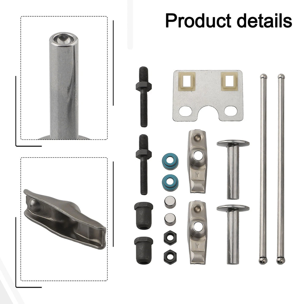 Valve Push Rod Guide Plate & Rocker Arms for Lawn Mower (Set)