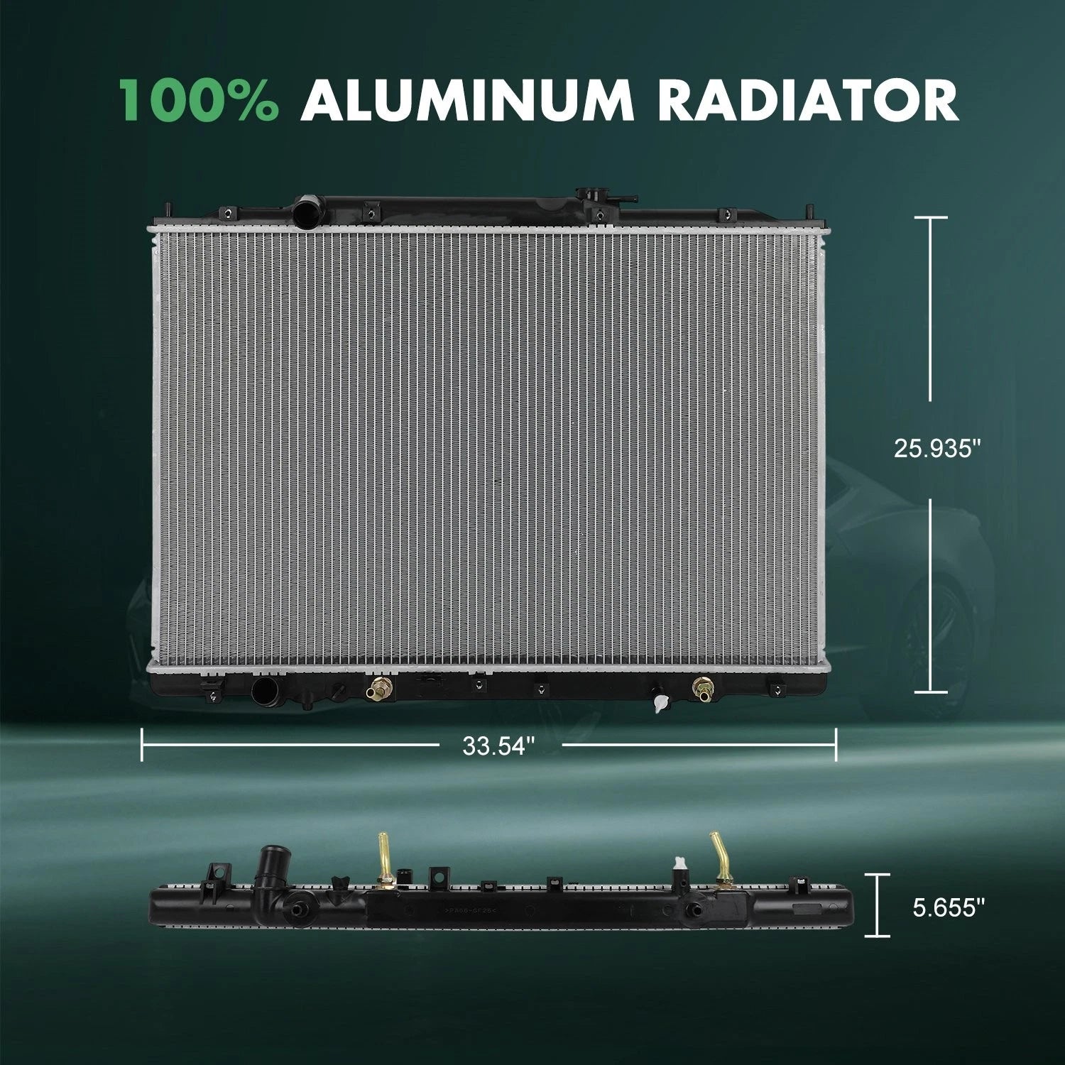 Radiator for Acura MDX, ZDX (2007–2013)