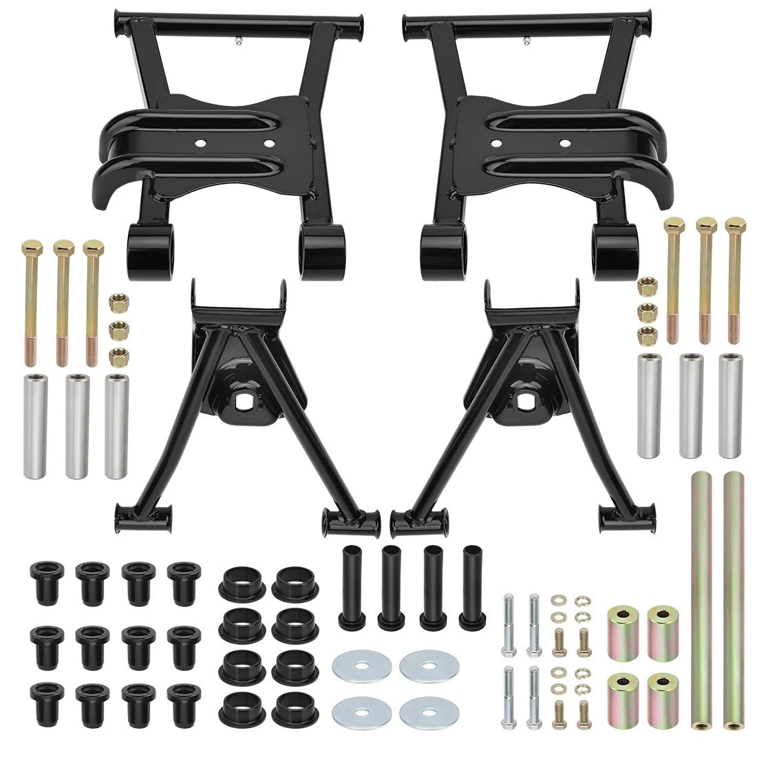 Rear Upper Lower A-Arm Kit Bushing for Polaris Sportsman 400 450 500 600 700 800 (2000–2014)