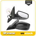 Pair of Power Manual Fold Black Mirrors for Honda Accord (2013–2017)