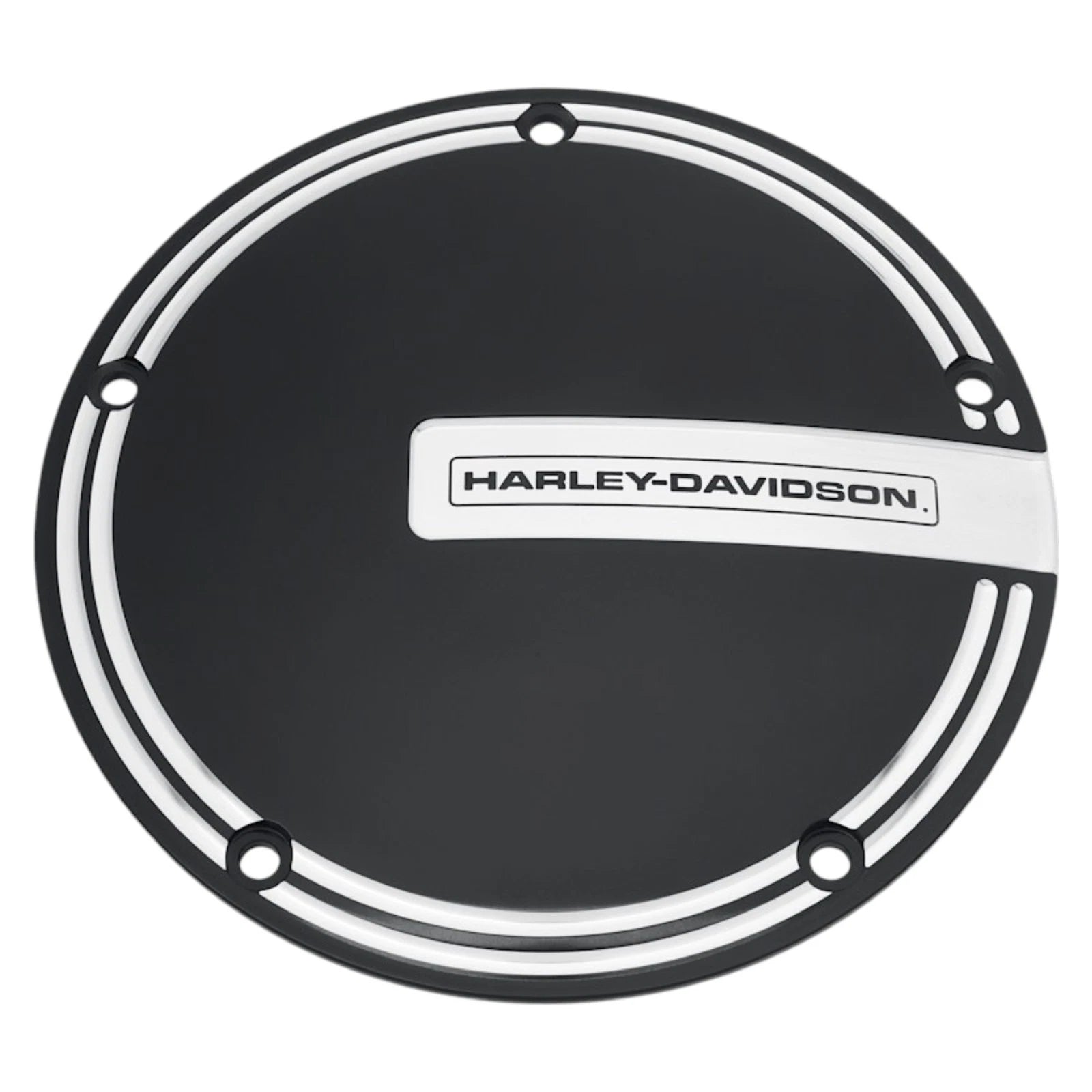 OEM Black Machine Cut Empire Derby Cover for Harley Davidson Touring (2016–2023) 25701173