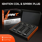 6X Ignition Coil & Spark Plug for Jeep Chrysler Dodge Ram 3.6L (2011–2021) OEM UF648 5149168AH