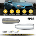 2 Fender Turn Signal Side Marker Light for Mitsubishi Outlander Lancer Mirage (H)