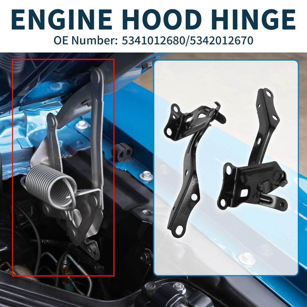 Hood Hinges for Toyota Corolla (2019–2021) No. 5341012680 1 Pair
