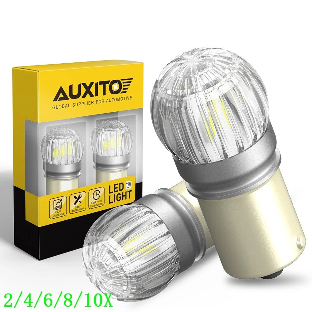 Set of 2 Bright White LED Turn Signal Bulbs for Make Model