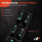 Front Left Power Window Switch for Ford Taurus Mercury Sable (2000-2007)