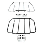 Chrome/Black Trunk Top Luggage Rack for Harley Touring (1984-2024)