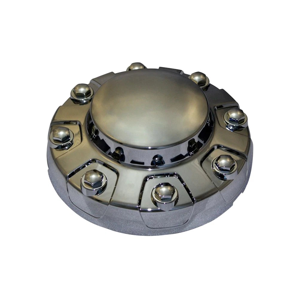 Set of 2 Bolt-On Front Center Caps in Chrome for 2019–2025 Ram 3500