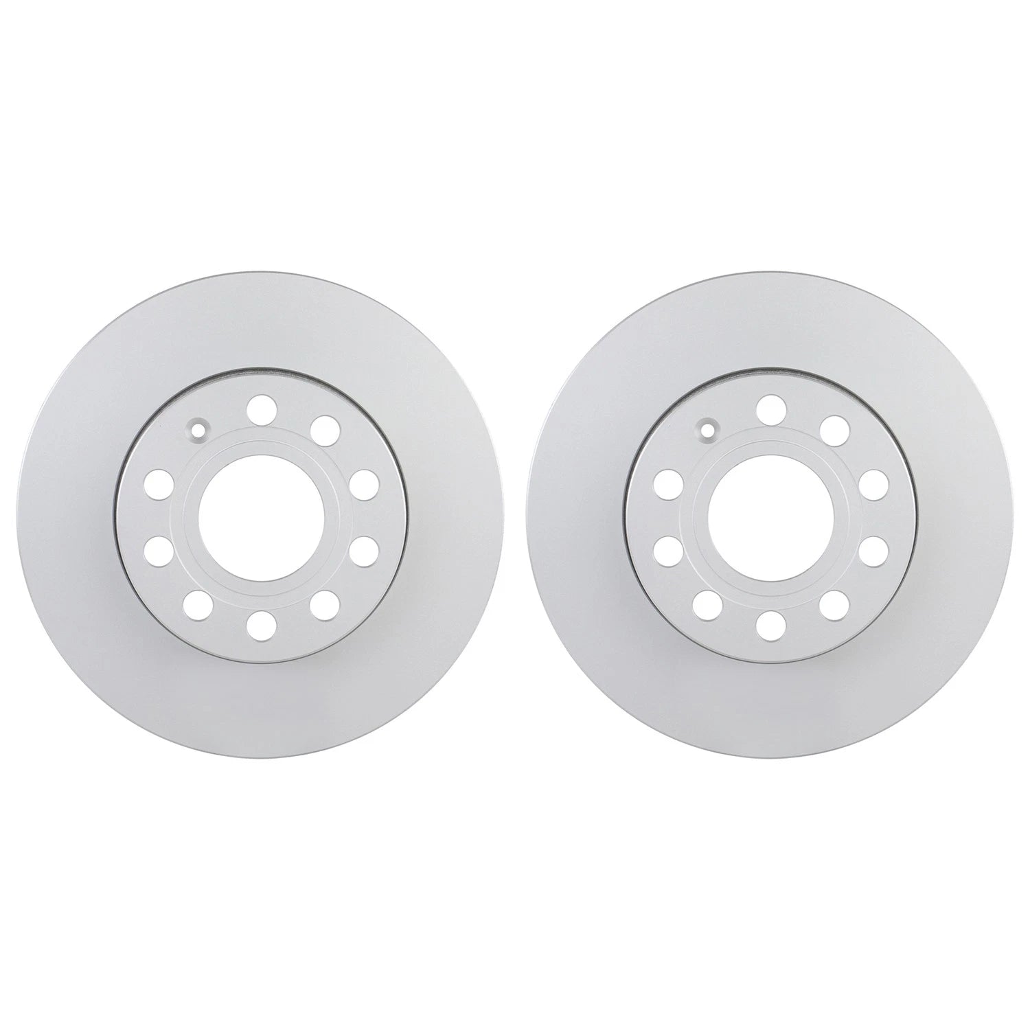 Set of 2 Bosch QuietCast Rear Disc Brake Rotors for Audi A3 VW Jetta (FWD)