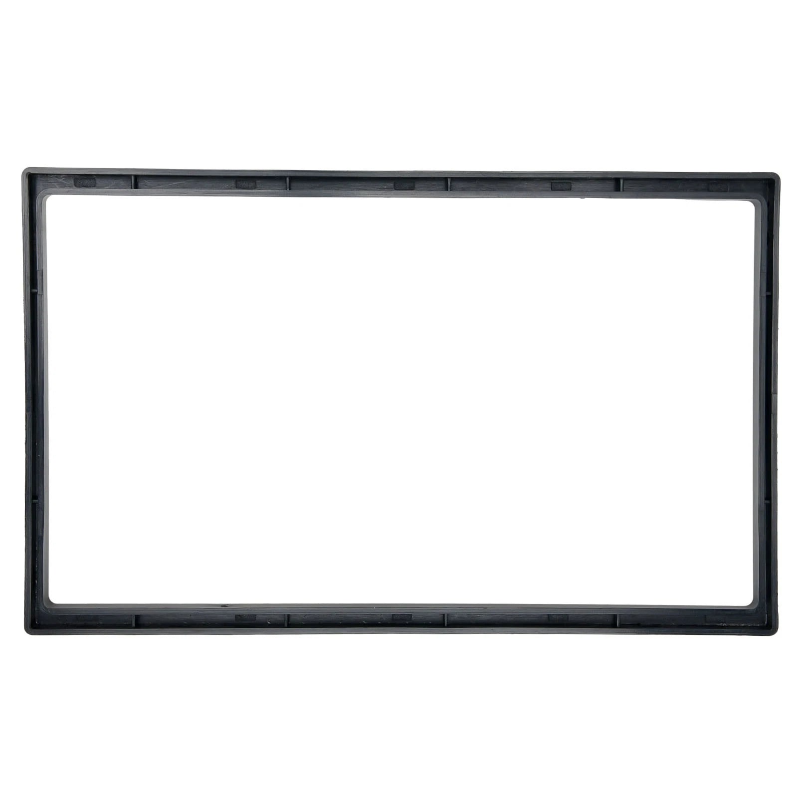 Car Radio Surround Frame for Universal 2 Din (2010–2023) - Black ABS Plastic