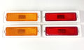 Front and Rear Side Marker Lens Lamp Assemblies for 1970–1974 Chevy Nova
