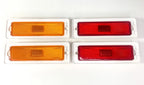 Front and Rear Side Marker Lens Lamp Assemblies for 1970–1974 Chevy Nova