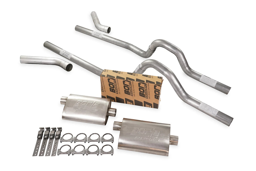 Dual Exhaust Kit 2.5" for GM C/K 20 3/4 Ton (1981–1987) - Borla Pro XS