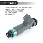 Fuel Injector No. 16600-ZJ50A for Nissan Armada (2011–2015) 5.6L Gray