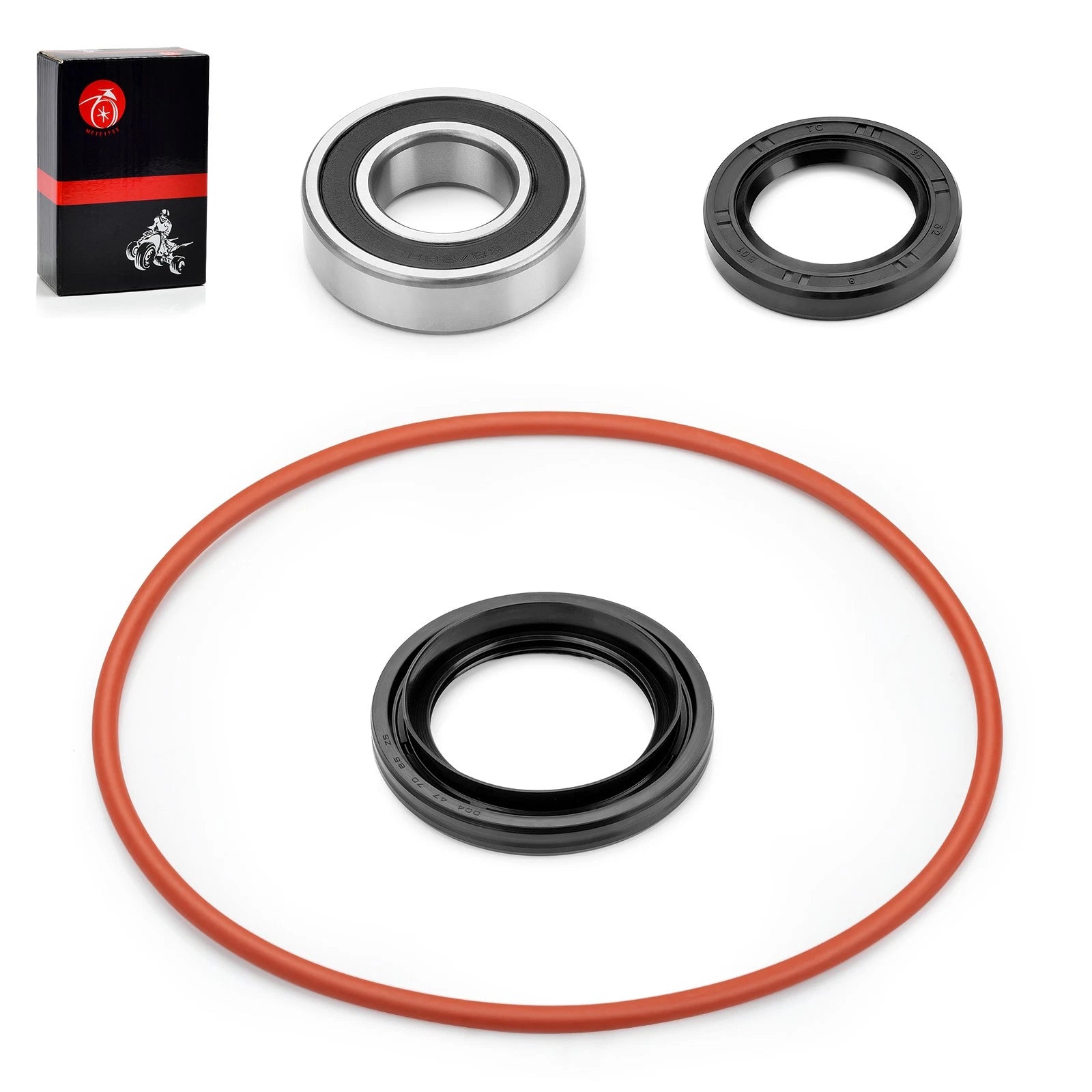 Rear Brake Drum Bearing Seal w/ O-Ring for Yamaha Big Bear 400 (2000–2006)