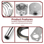 Gasket Piston Ring Rebuild Kit For EZGO Golf Cart Robin 350cc (1996–2008)