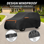 Waterproof Car Cover for Toyota Vitz (2005–2018) - Aluminum Film, Zipper