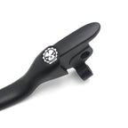 Black Skull Smooth Brake Clutch Levers for Harley Touring Trike (2008–2013)