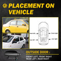 Set of 4 Outside Door Handles for Chevy Aveo/Aveo5 (2004–2011)