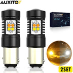 2X CANBUS LED 1157 Turn Signal Switchback Bulbs for