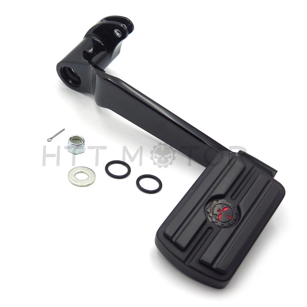Extended Brake Pedal Arm Gear Skull for Harley Touring/Trike (2014–2018)