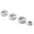 4x AC Climate Control Knob Ring Covers for Honda Civic (2022 - Present) Silver