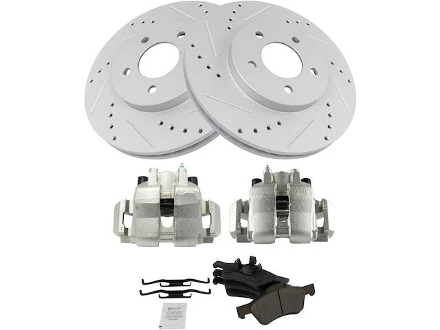Front Brake Pad Rotor Caliper Set for Mazda Tribute (2001–2007) CS636KC