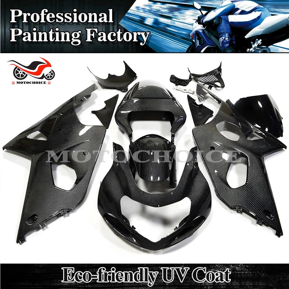 Black Carbon Fiber Fairing Kit for Suzuki GSXR1000 (2000–2002)