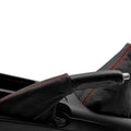 E Brake Boot for Honda Prelude (1997–2001) Black Red Stitch