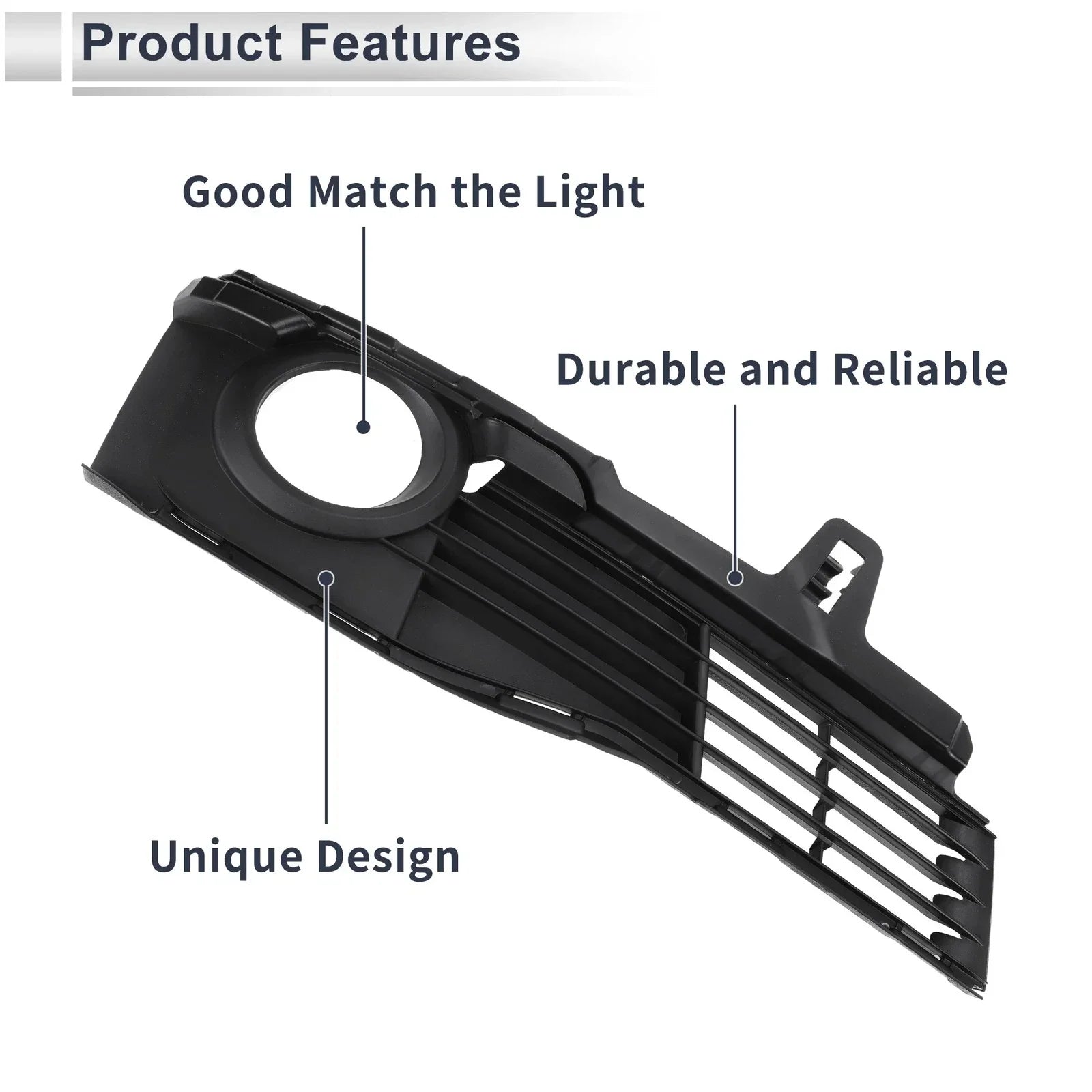 1 x Front Right Fog Light Grill for BMW 3 Series (2015 - 2019)