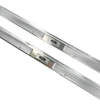 Door Sill Scuff Plates with Black Decals for 1969–1970 Ford Mustang