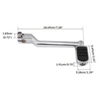 Left Heel Shift Lever Shifter Pegs for Harley Touring/Softail (1986–2017) Chrome