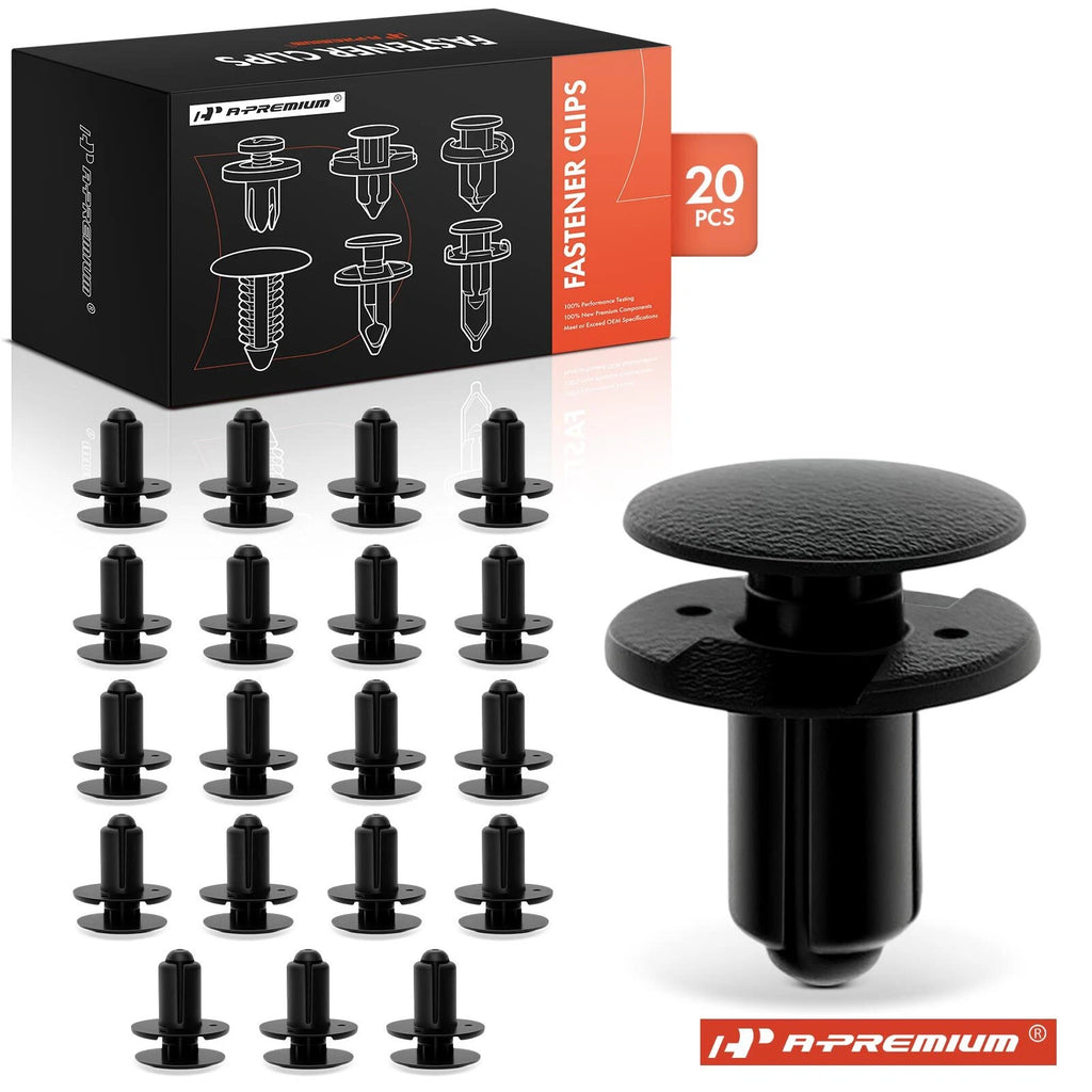 20Pcs 8mm Nylon Bumper Cover Clips for Hyundai Kia