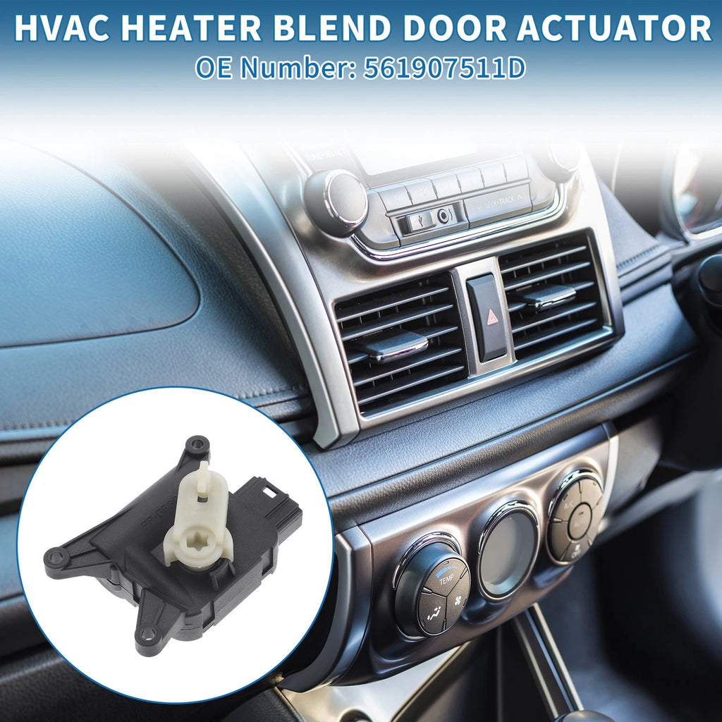 HVAC Heater Blend Door Control Actuator No.561907511D for Volkswagen Passat (2012)