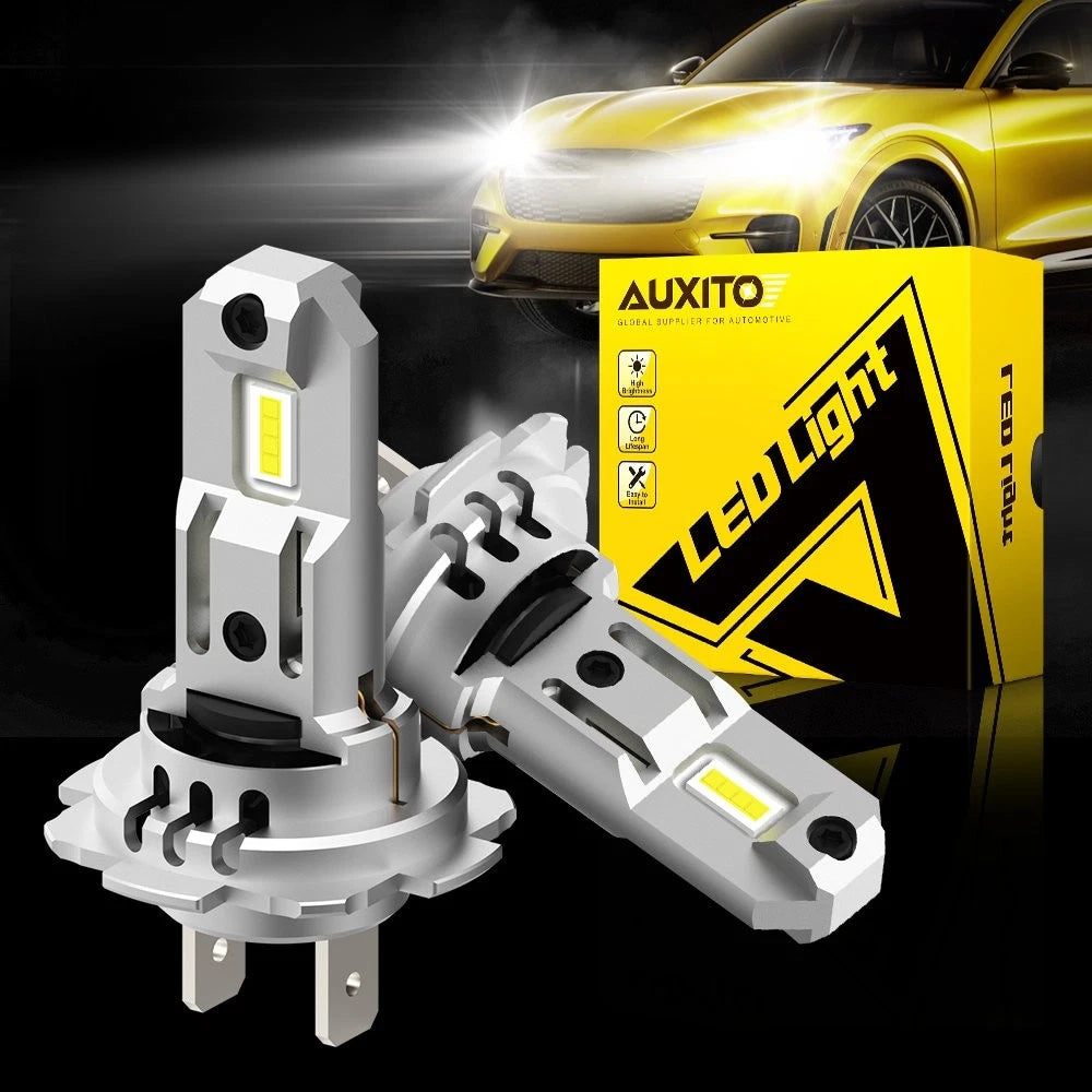 4X H7 LED Headlight Bulbs Conversion Kit for 6500K White