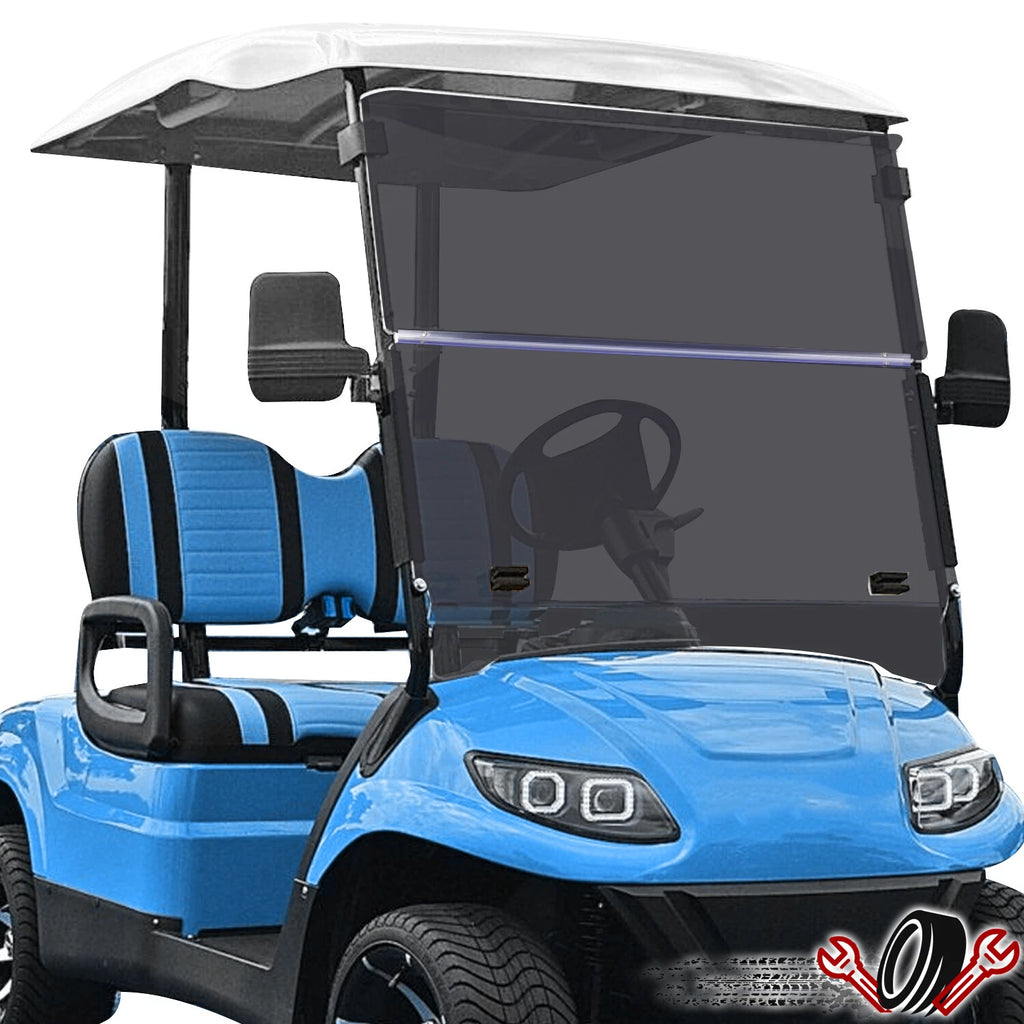 Folding Tinted Windshield for ICON Golf Cart (I20, I40, I60, I20L, I40L, I60L)
