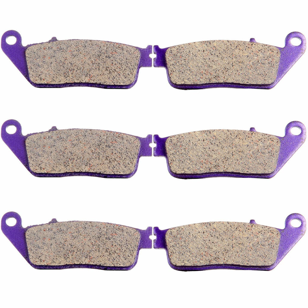 Front/Rear Brake Pads for Honda VT1100C2 Shadow Sabre 1100 (2000–2007) Carbon Fiber