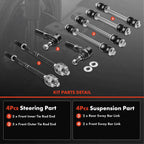 8x Sway Bar Tie Rod Ends for Ford Explorer (2006-2010)