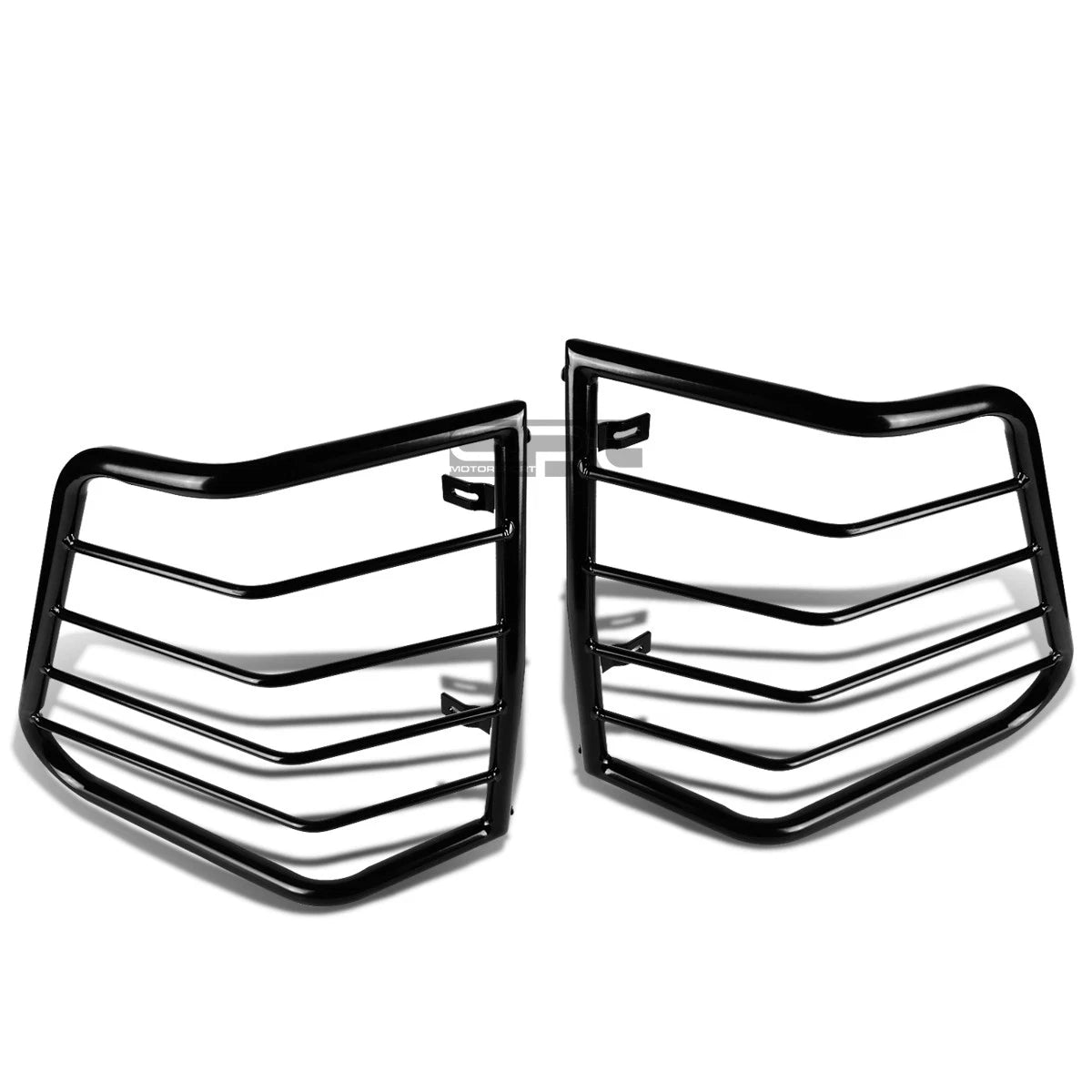 Tail Light Cage Guard for Jeep Cherokee (2005–2010) - Black Stainless Steel