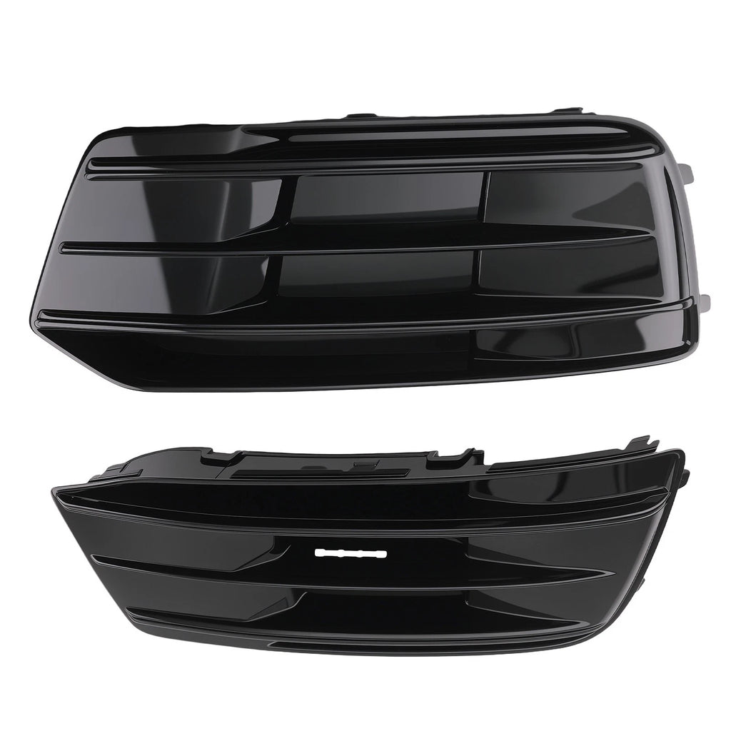 2X Front Bumper Fog Lamp Grille for Audi Q5 (2018-2020)