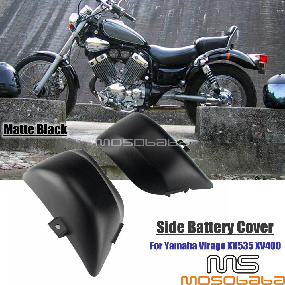 Left & Right Body Battery Side Covers Pair for Yamaha Virago XV535 XV400 (1987-1999)