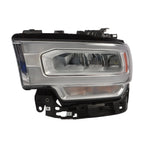 Full LED Headlight Chrome Left Side for Ram 2500 3500 (2019–2024) 68360181AD