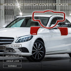 Headlight Switch Cover Sticker for Mercedes-Benz A B C E G Class CLA (Type-B)