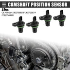 4pcs Camshaft Position Sensor for BMW 435i (2014–2016) No. 13627558518