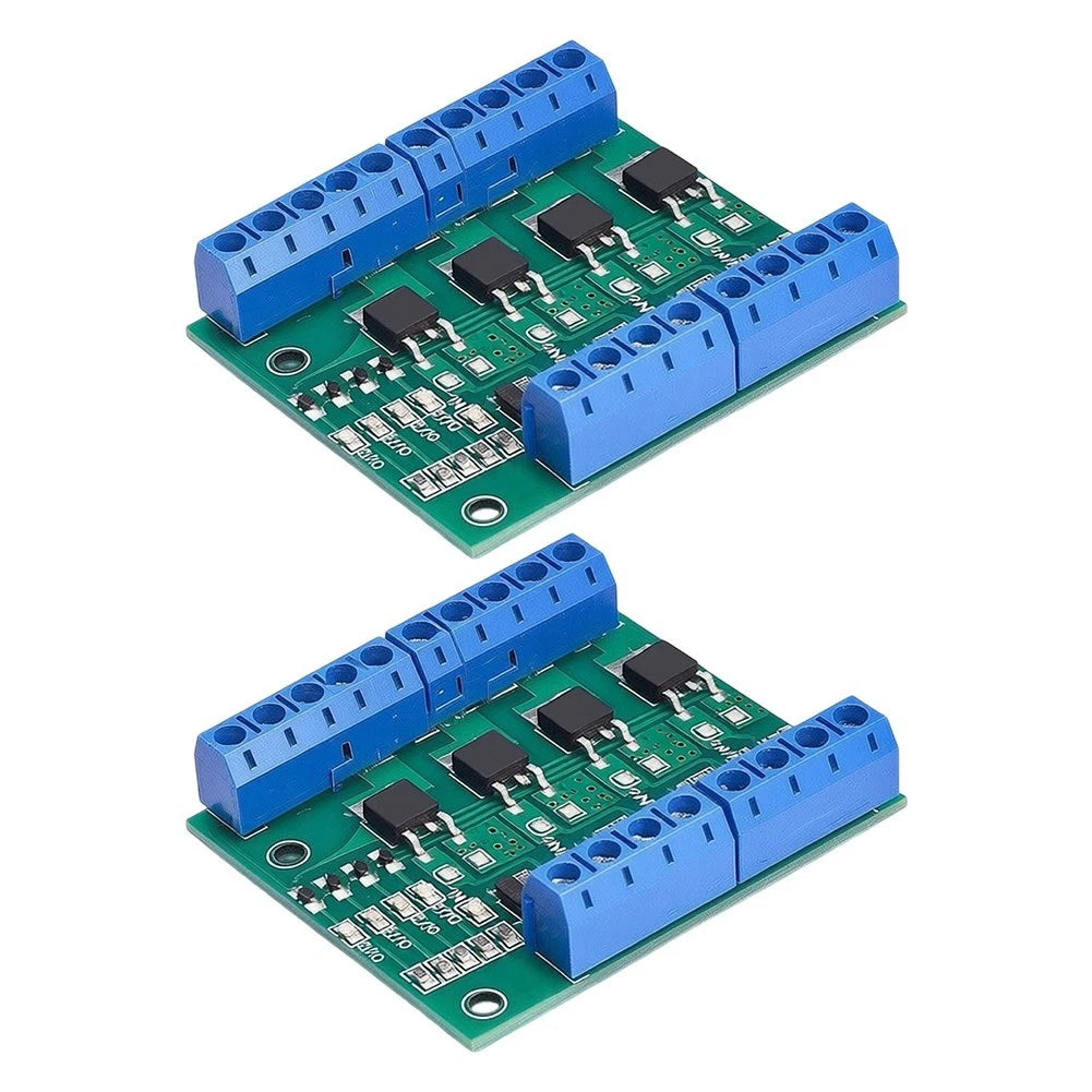 2X DC 4-Channel MOSFET Kit for PWM Circuits Motors LEDs Heaters 10A