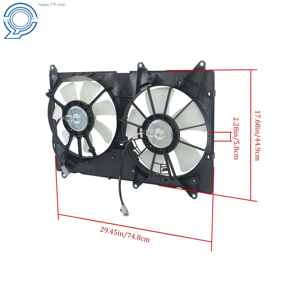 Dual Radiator Cooling Fan for Lexus RX300 (2001–2003)