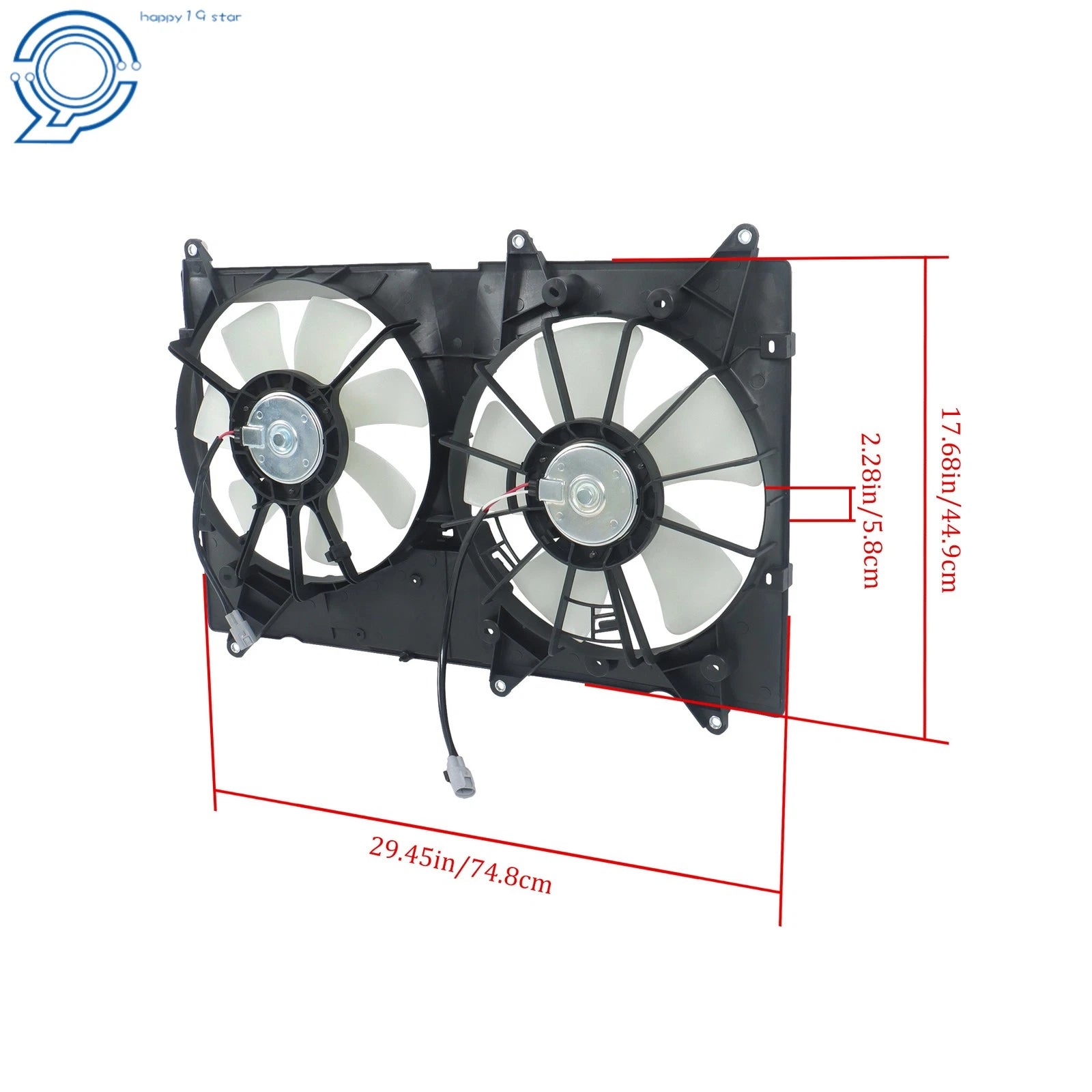 Dual Radiator Cooling Fan for Lexus RX300 (2001–2003)