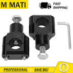 2X 1" 25mm Handlebar Riser Mount Clamp Adapter for Universal Motorcycle