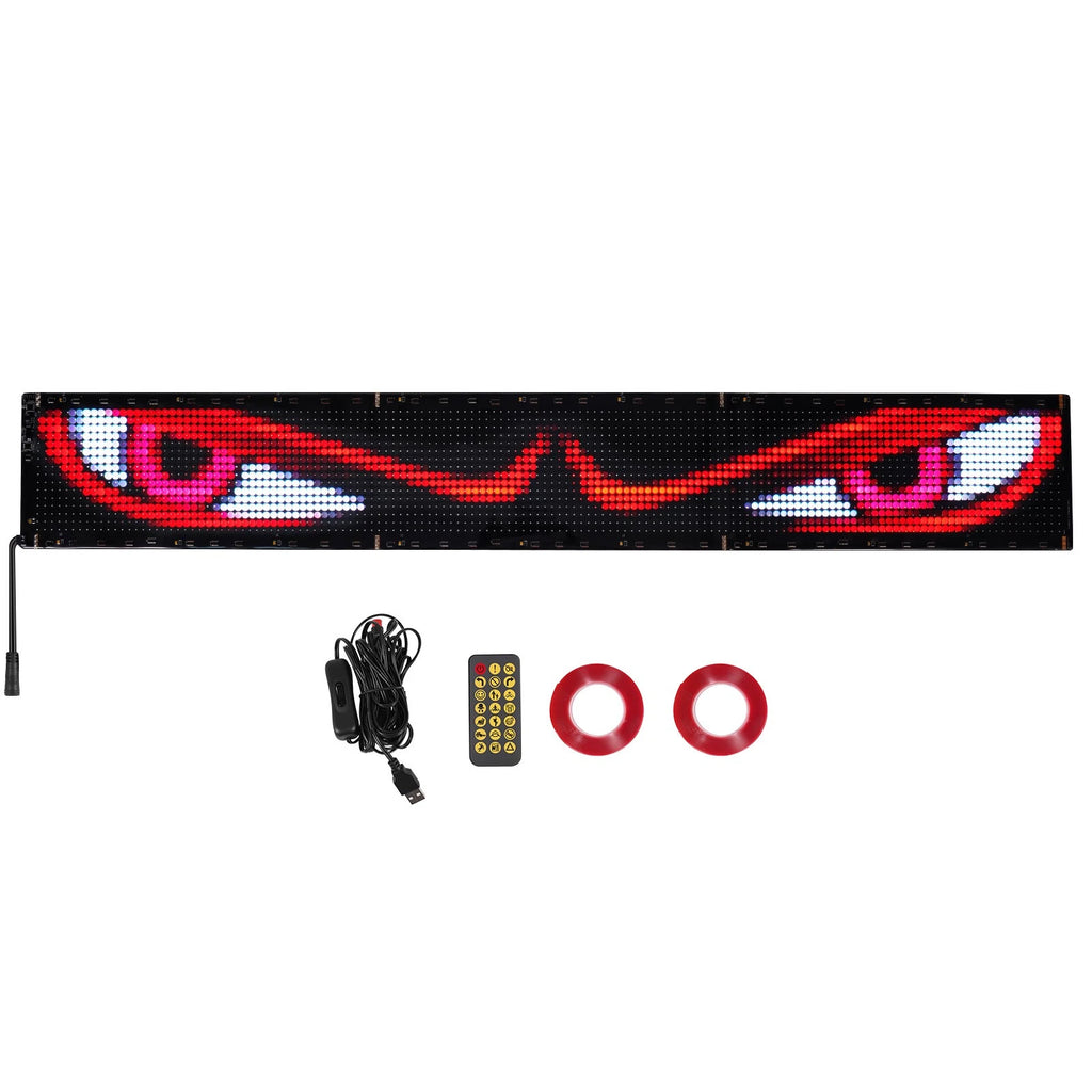 52" Devil Eyes LED Light for Car Truck (DIY Windshield Display)