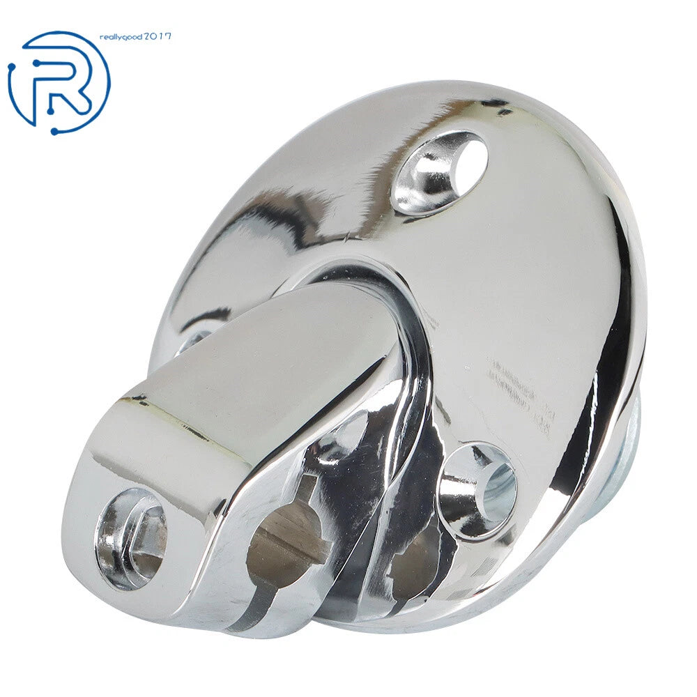 Set of 2 Chrome Sunvisor Support Brackets for Coupe